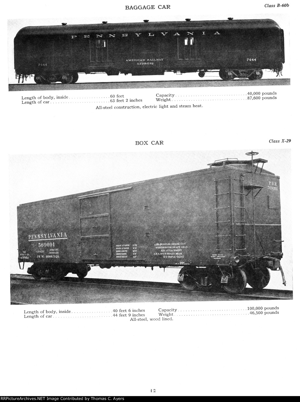 PRR "Modern Cars And Locomotives: 1926," Page 12